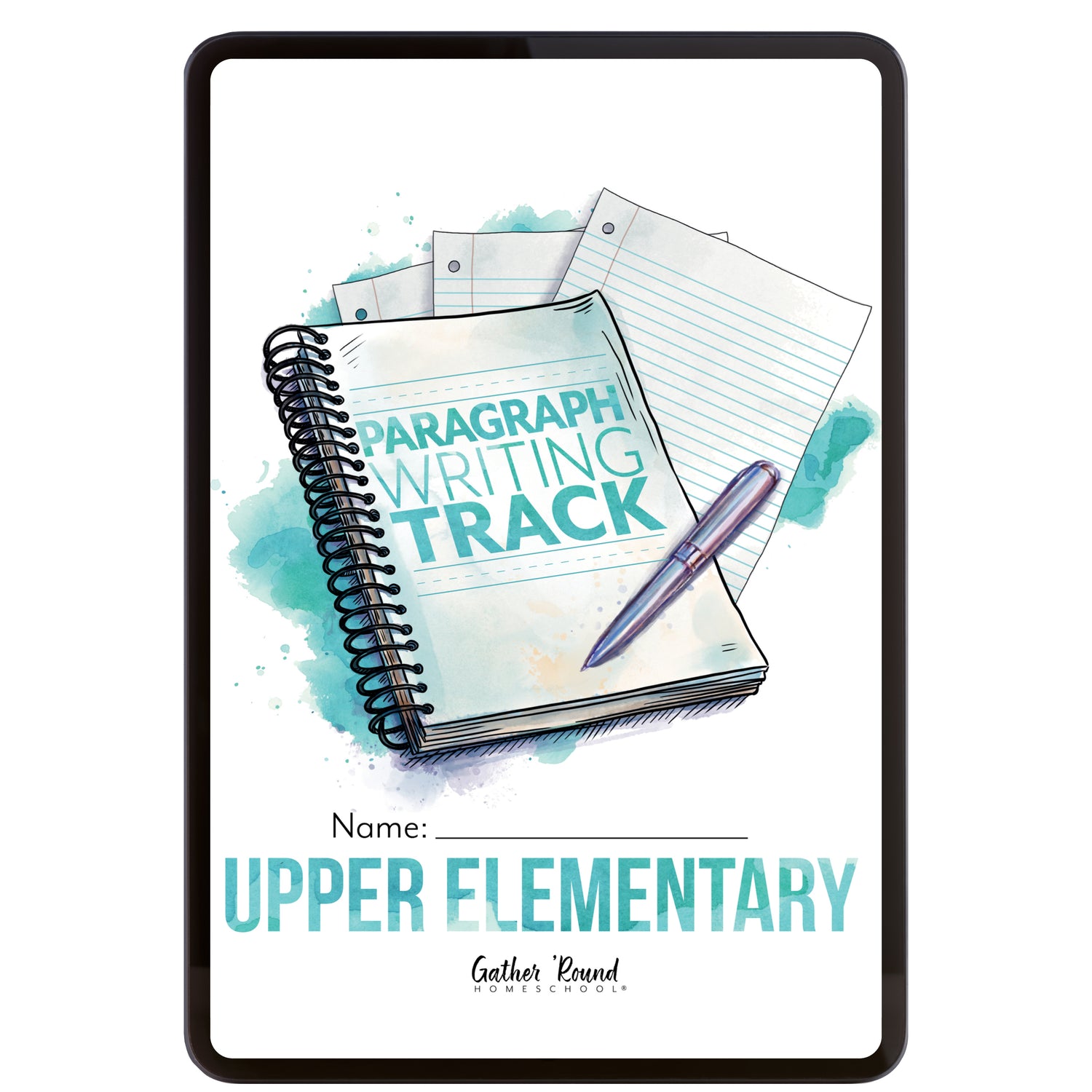 Paragraph Writing Track Homeschool Unit Study Digital Upper Elementary Student Book
