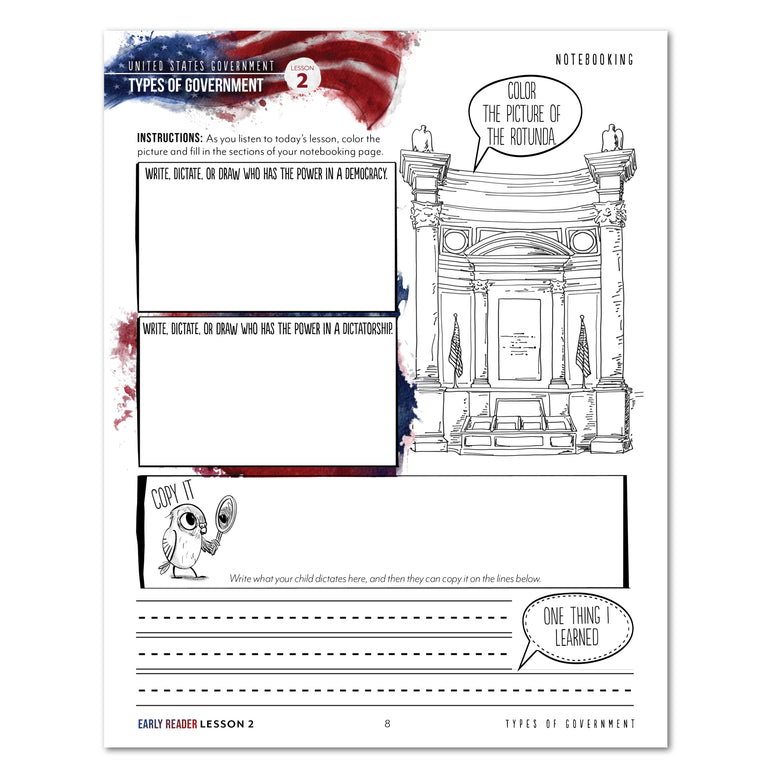 US Government Unit (Digital Bundles) – Gather 'Round Homeschool USA