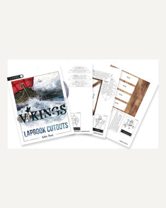 Vikings Homeschool Unit Study Printed/Digital Lapbook Level 1 Cutouts