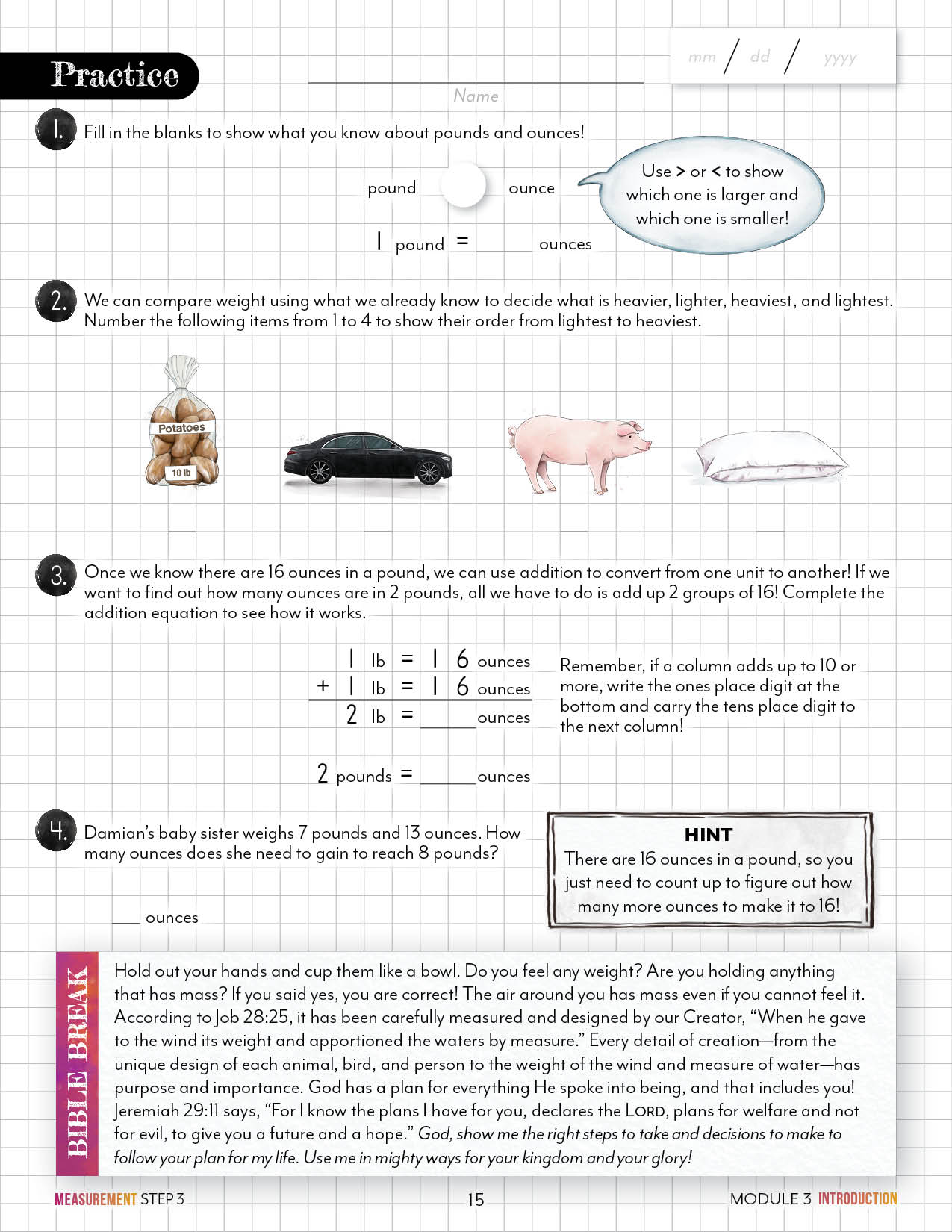 Modular Math: Measurement (Printed Books)