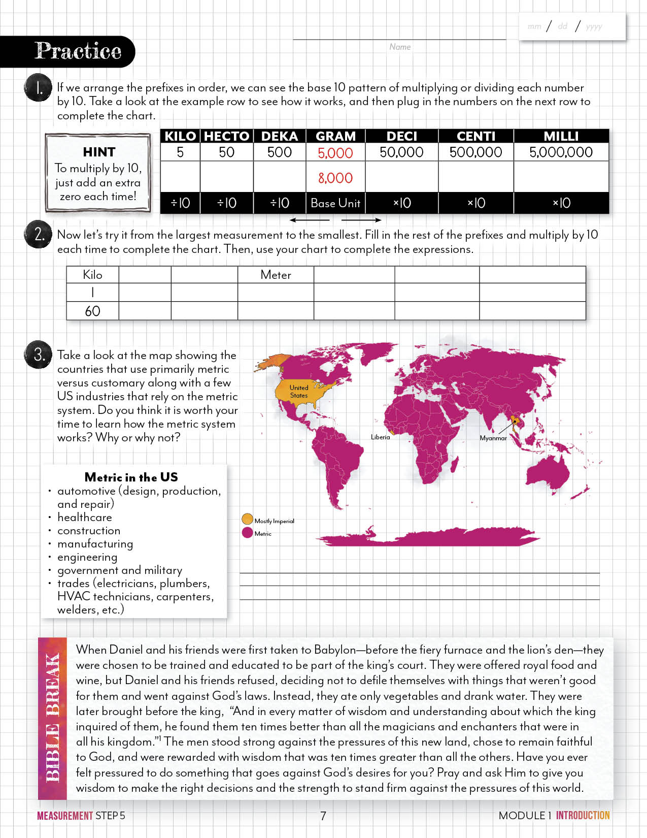 Modular Math: Measurement (Printed Books)