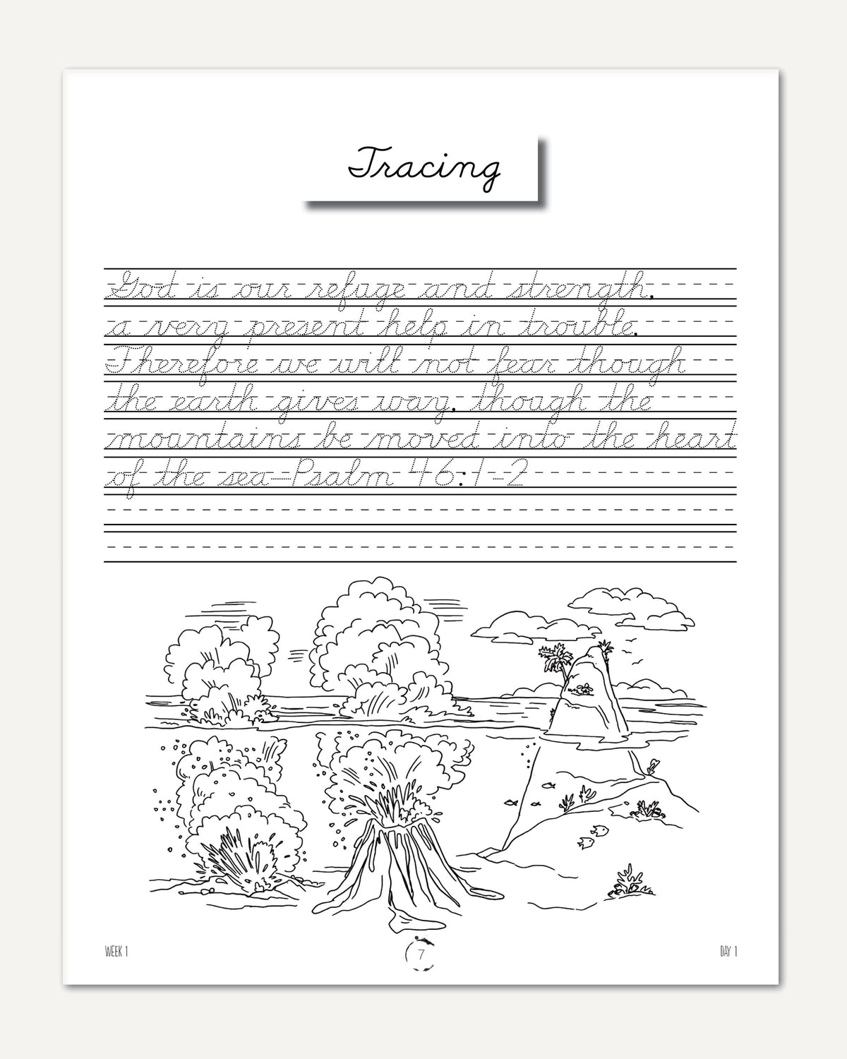 Australia + Oceania Homeschool Study Unit Digital Cursive Book Tracing