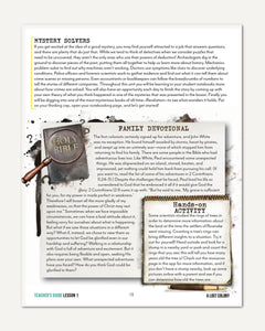 Unsolved Mysteries Homeschool Unit Study Digital Teacher's Guide Lesson 1 A Lost Colony Part 2