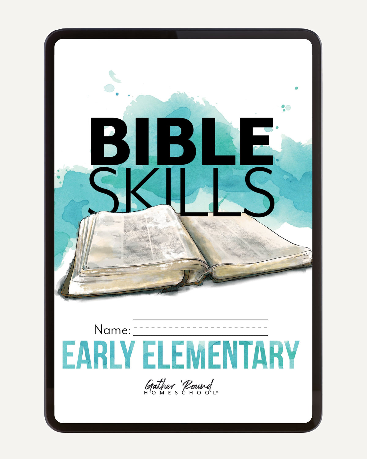 Bible Skills (Digital Download FREEBIE) homeschool unit study, digital Cover