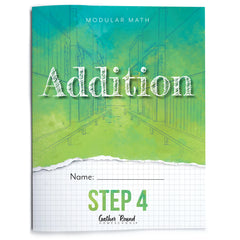 Modular Math Addition Step 4 Printed Cover Homeschool Unit