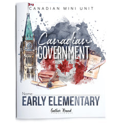 Canadian Government Homeschool Unit Study Printed Early Elementary Student Book 