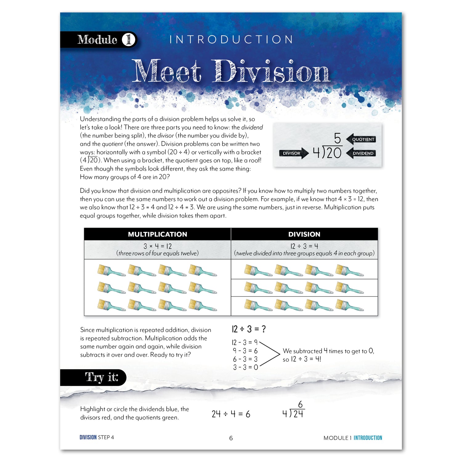 Modular Math: Division (Printed Books)