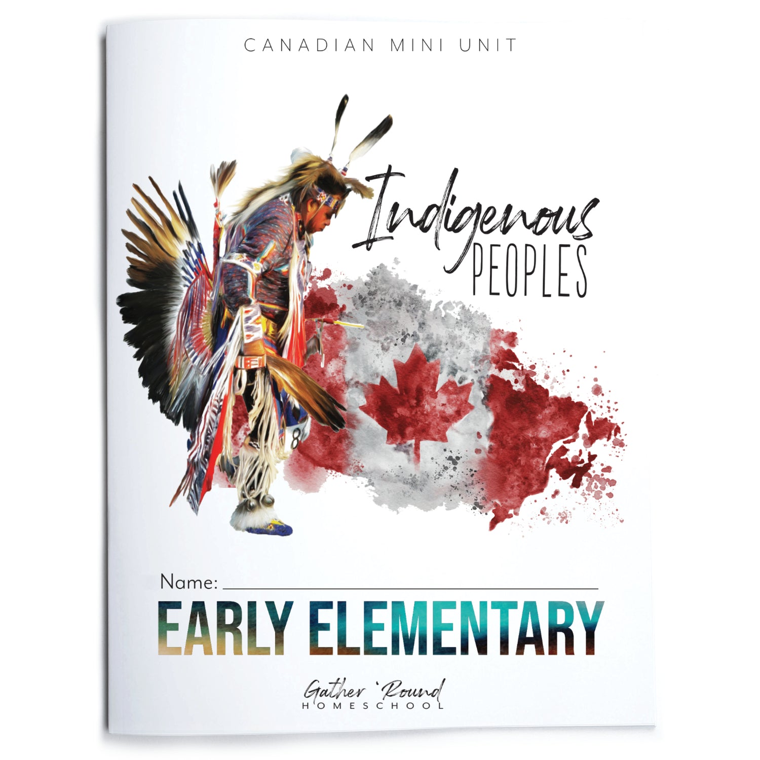 Indigenous Peoples homeschool unit study printed student book early elementary