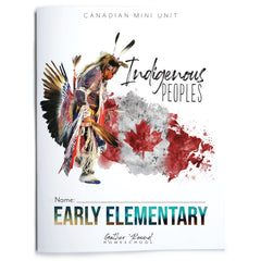 Indigenous Peoples homeschool unit study printed student book early elementary