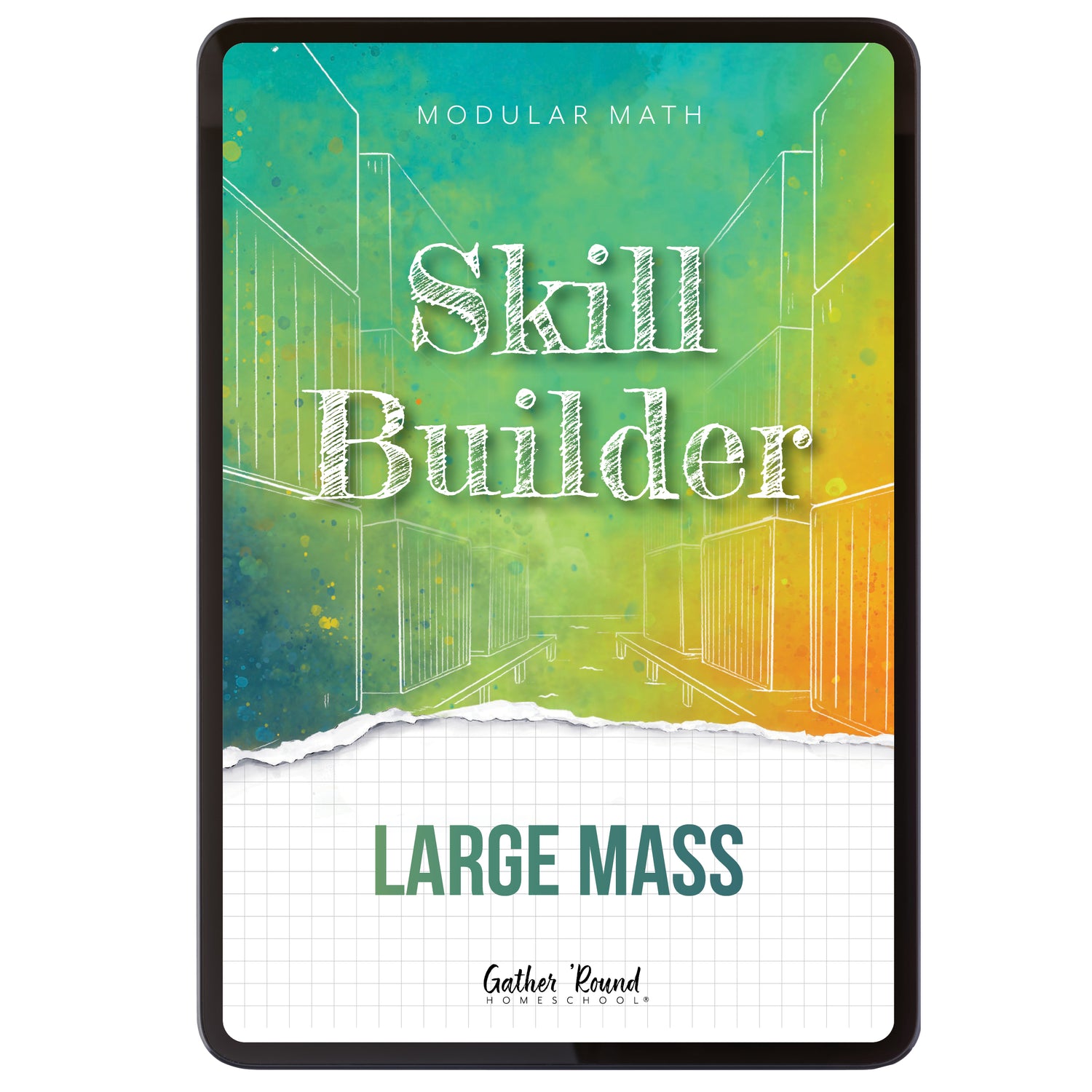 Measurement Step 4 modular math homeschool digital skill builder large mass