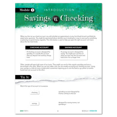 Money Modular Math step 4 printed book  module 1 introduction