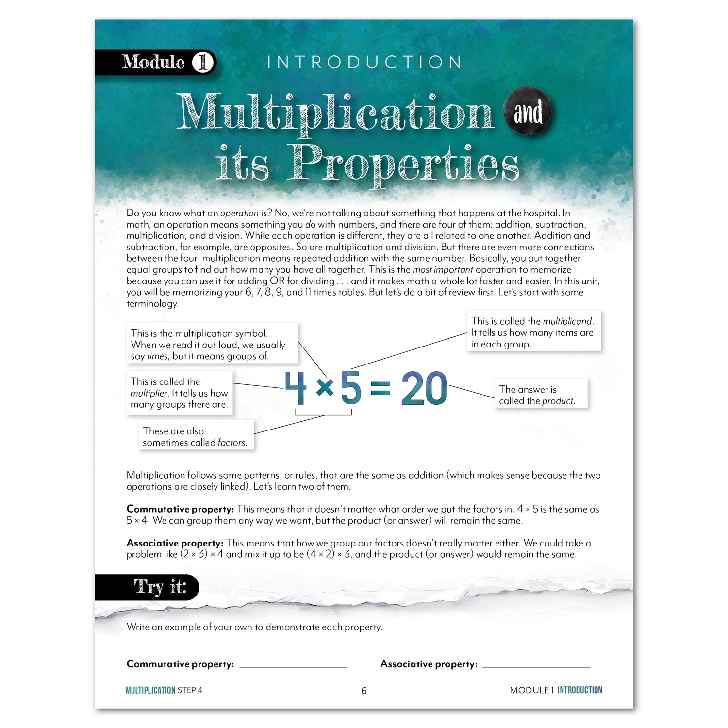 Modular Math: Multiplication (Printed Books)