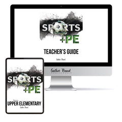 Sports + PE homeschool unit study digital student workbook Upper Elementary with Teacher's Guide bundle