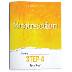 Subtraction Modular Math step 4 printed book 