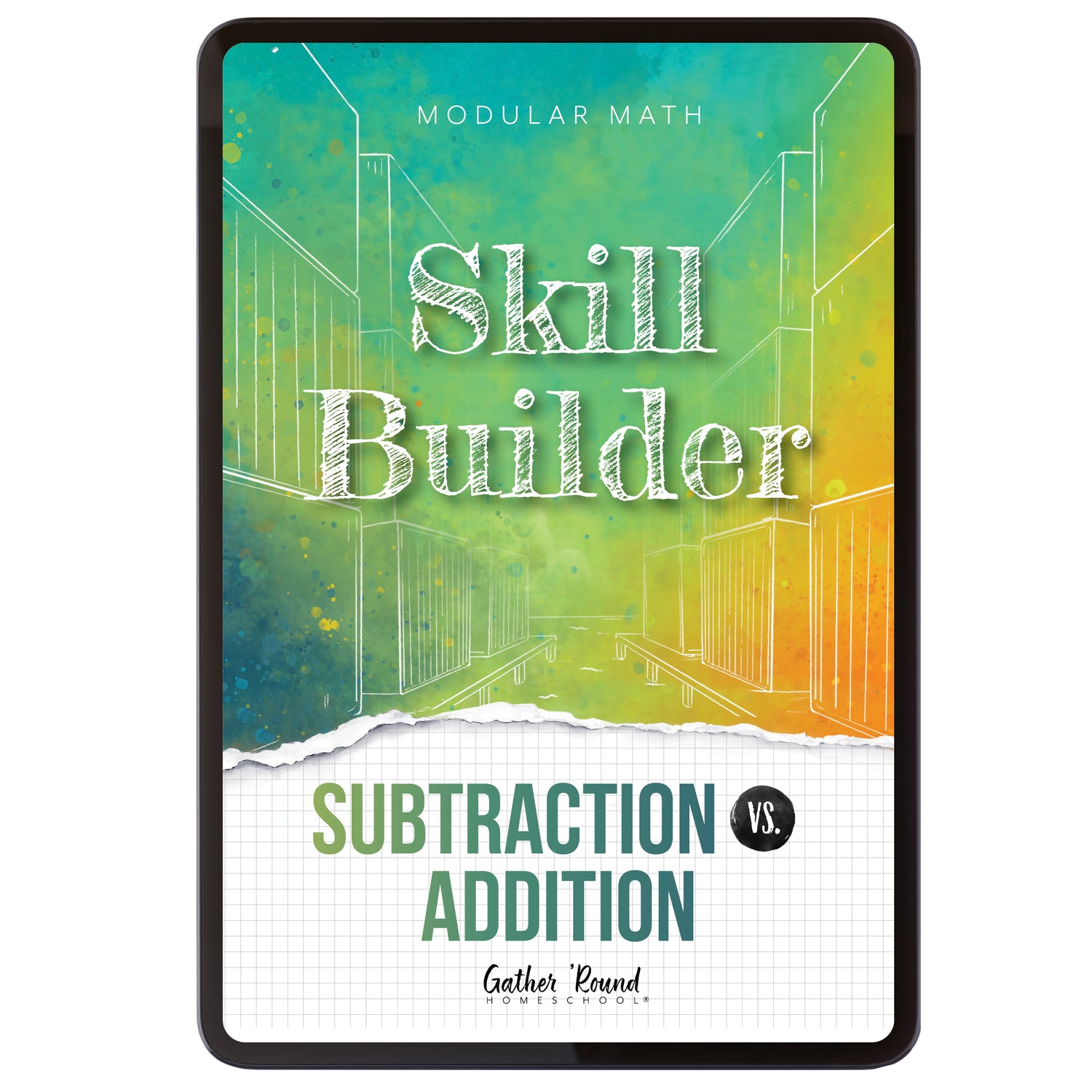 Subtraction Modular Math Step 4 digital skill builder subtraction vs. addition