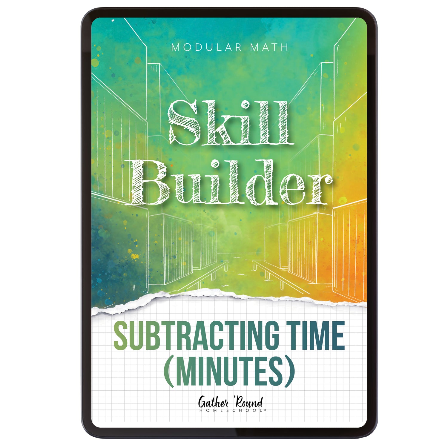 Subtraction Modular Math Step 4 digital skill builder subtracting time (minutes)
