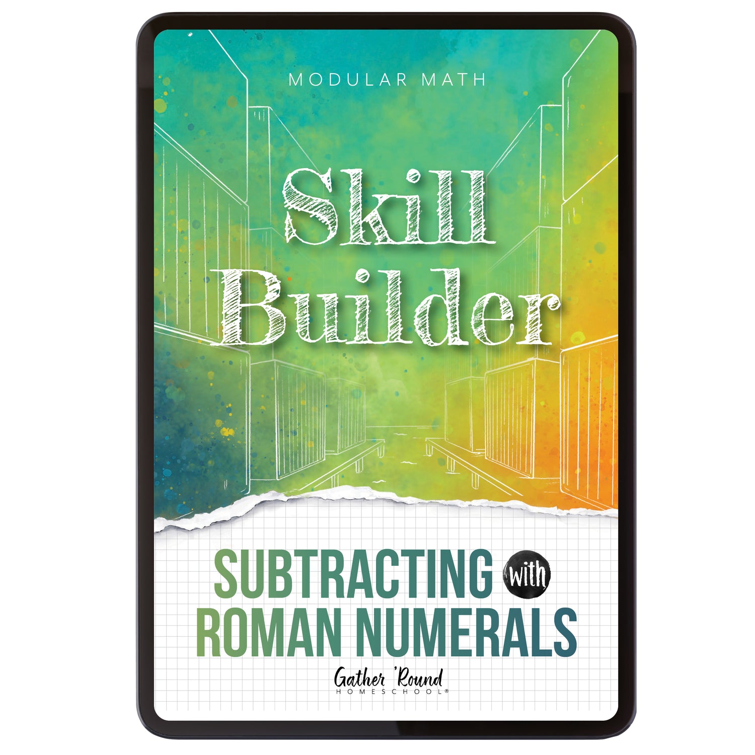 Subtraction Modular Math Step 4 digital skill builder subtracting roman numberals