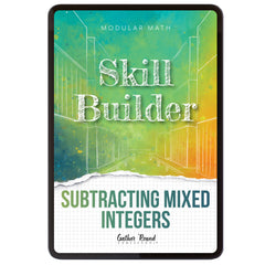 Subtraction Modular Math Step 4 digital skill builder subtracting mixed integers