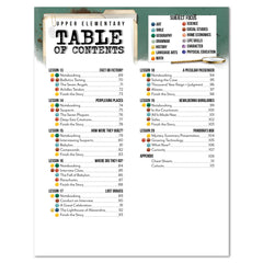 Unsolved Mysteries Homeschool Unit Study Digital Upper Elementary Table of Contents Lessons 13-20