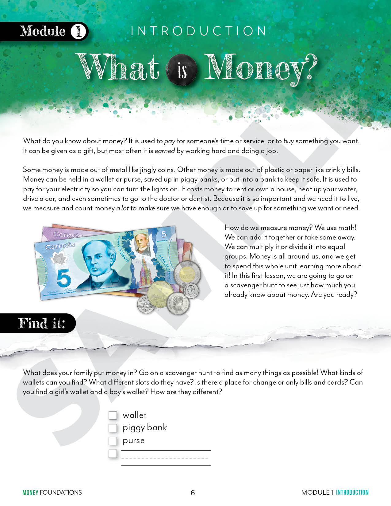 Modular Math: Money (Printed Books)