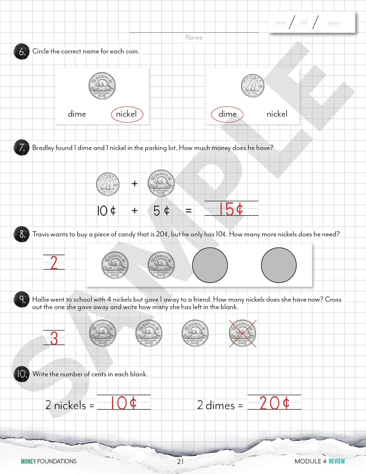 Modular Math: Money (Printed Books)