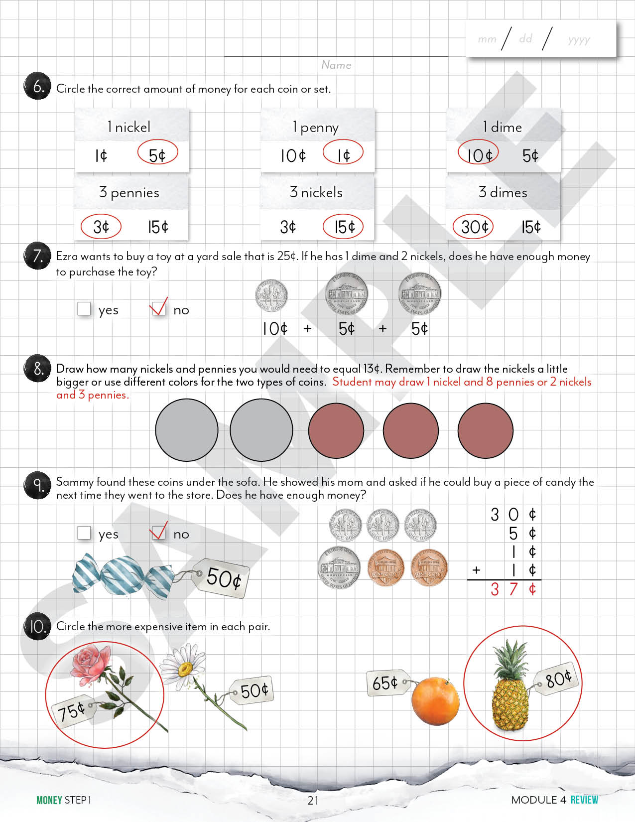 Modular Math: Money (Printed Books)