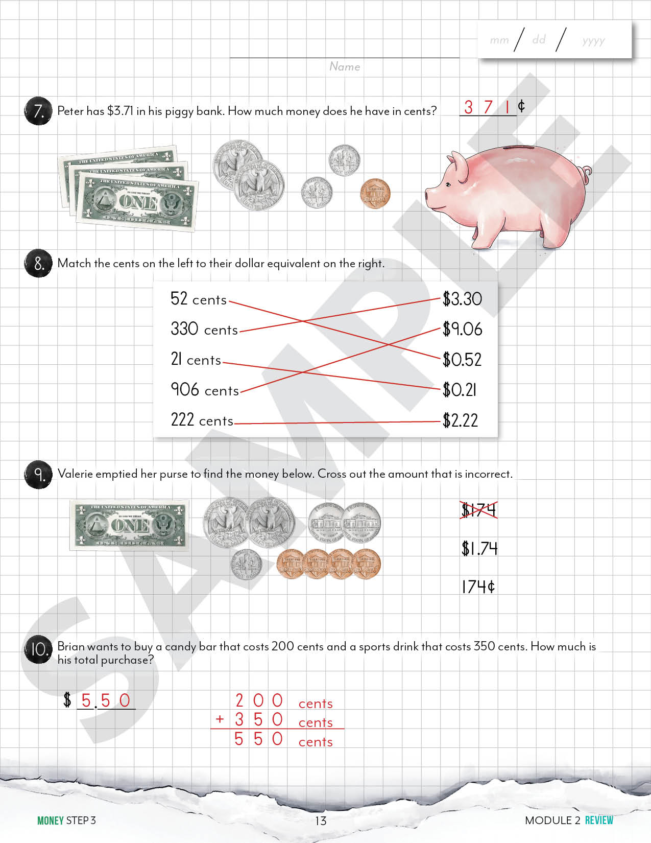Modular Math: Money (Printed Books)