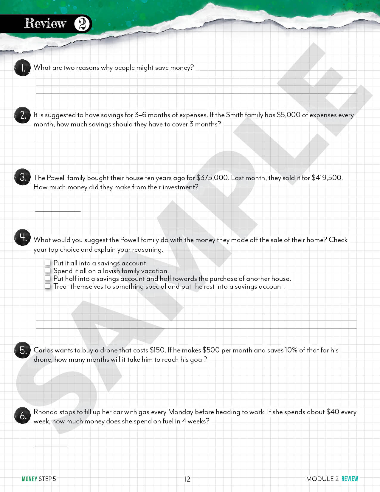 Modular Math: Money (Printed Books)