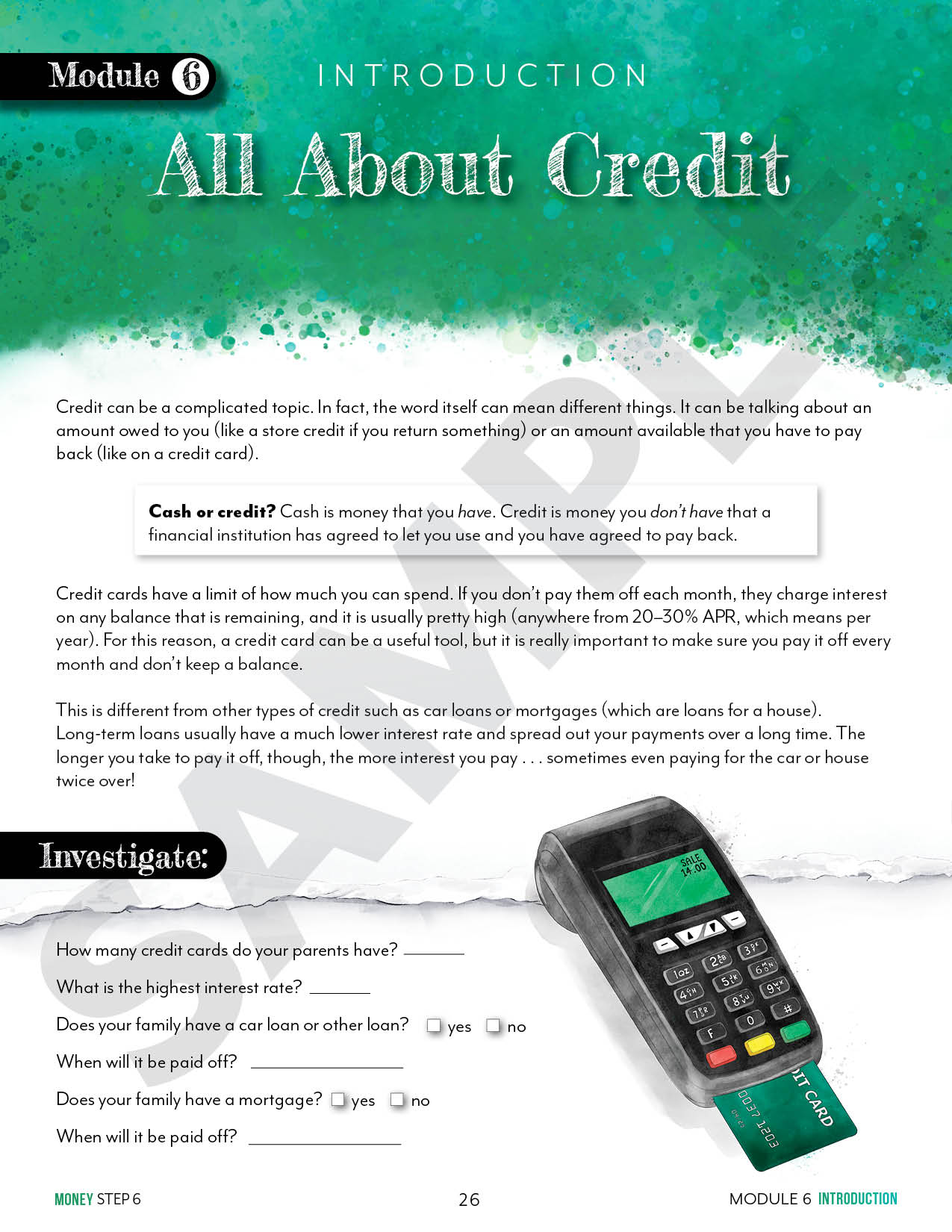 Modular Math: Money (Printed Books)