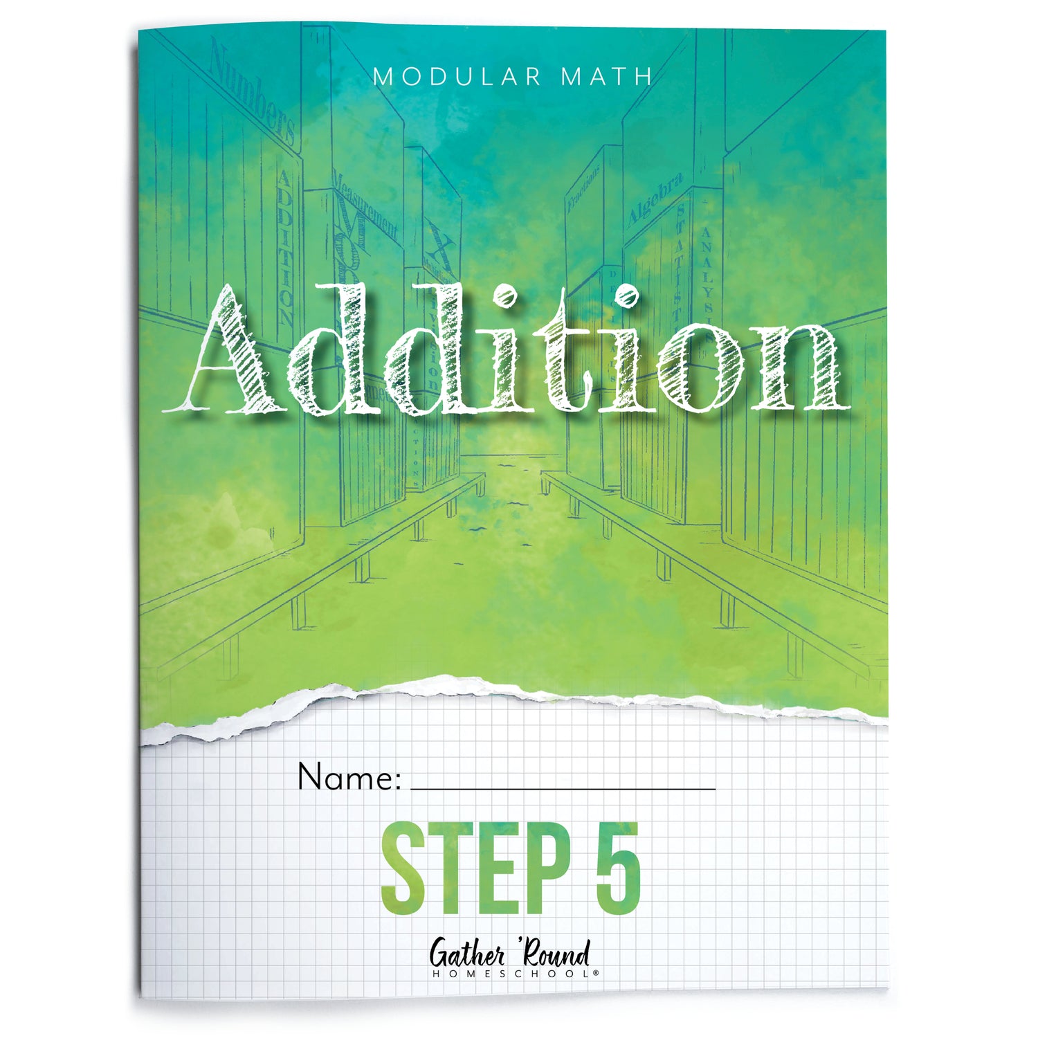 Modular Math Addition Step 5 Printed Cover Page Homeschool Unit