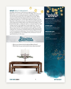 Biblical Feasts: Group Edition homeschool unit study, digital product image