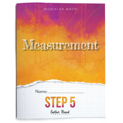 Measurement Step 5 modular math homeschool printed book 