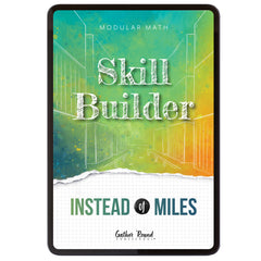 Measurement Step 5 modular math homeschool digital skill builder instead of miles
