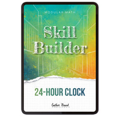 Measurement Step 5 modular math homeschool digital skill builder 24-hour clock