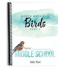 North America Birds part 1 homeschool unit study student workbook middle school 