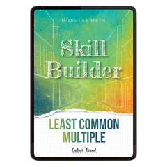 Number Sense Modular Math Step 5 digital skill builder least common multiple