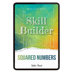 Number Sense Modular Math Step 5 digital skill builder squared numbers