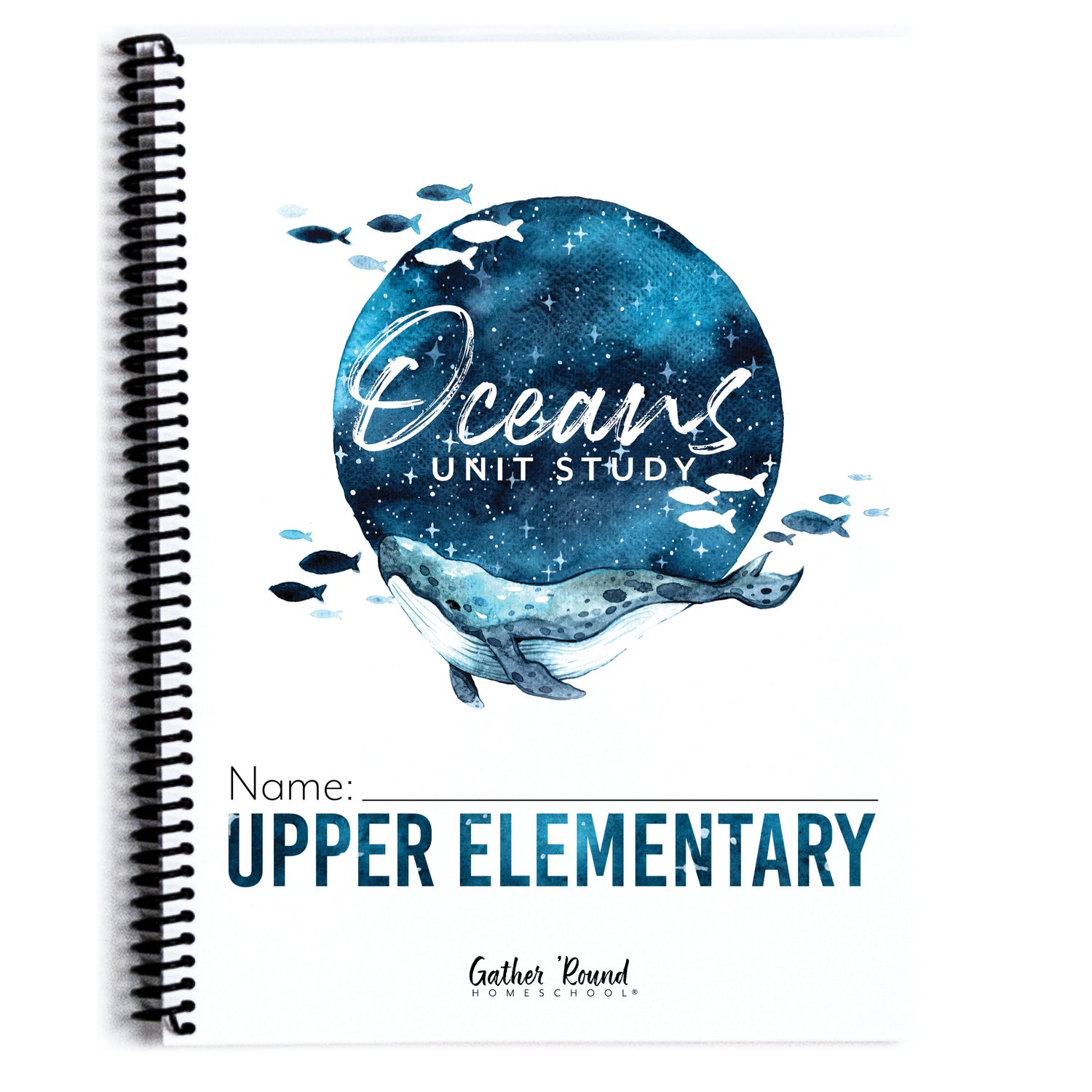 Oceans homeschool unit study print student workbook for upper elementary