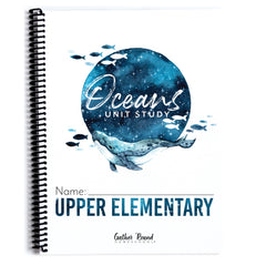Oceans homeschool unit study print student workbook for upper elementary