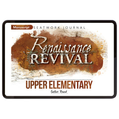 Renaissance and Revival Homeschool Unit Study Digital Seatwork Journal Manuscript Upper Elementary 