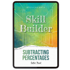 Subtraction Modular Math Step 5 digital skill builder subtracting percentages