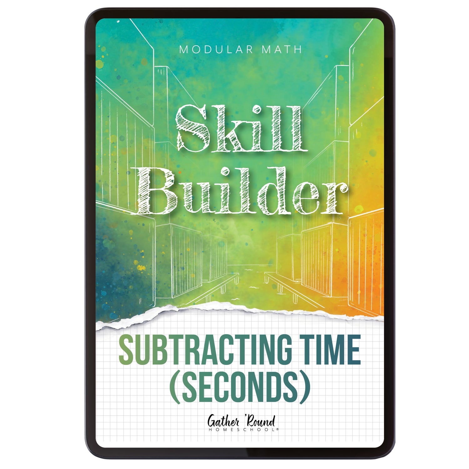 Subtraction Modular Math Step 5 digital skill builder subtracting time (seconds)