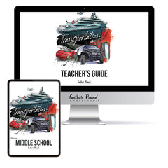 Transportation Homeschool Unit Study Digital Bundle Teacher's Guide and Middle School Student Book