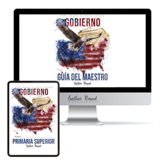 US Government Spanish Edition Homeschool Unit Study Digital Download Bundle Teacher's Guide and Upper Elementary Student Book