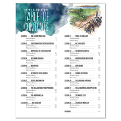 US History 2: Rise to Independence: 1763-1815 Homeschool Study Unit Printed Upper Elementary Table of Contents