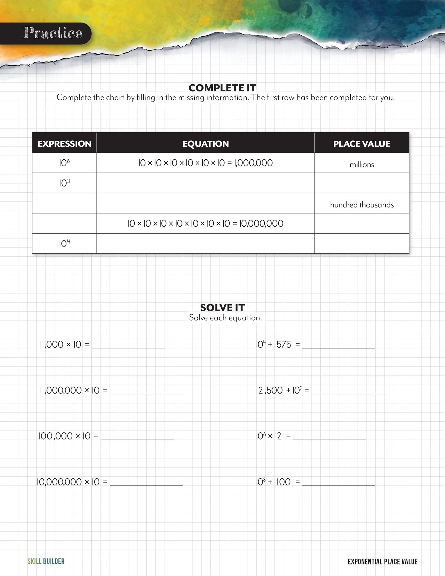 Modular Math: Number Sense Skill Builders