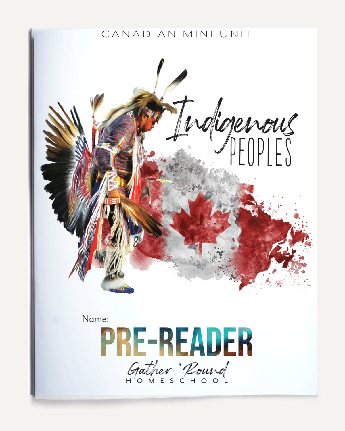 Indigenous Peoples homeschool unit study printed student book pre-reader