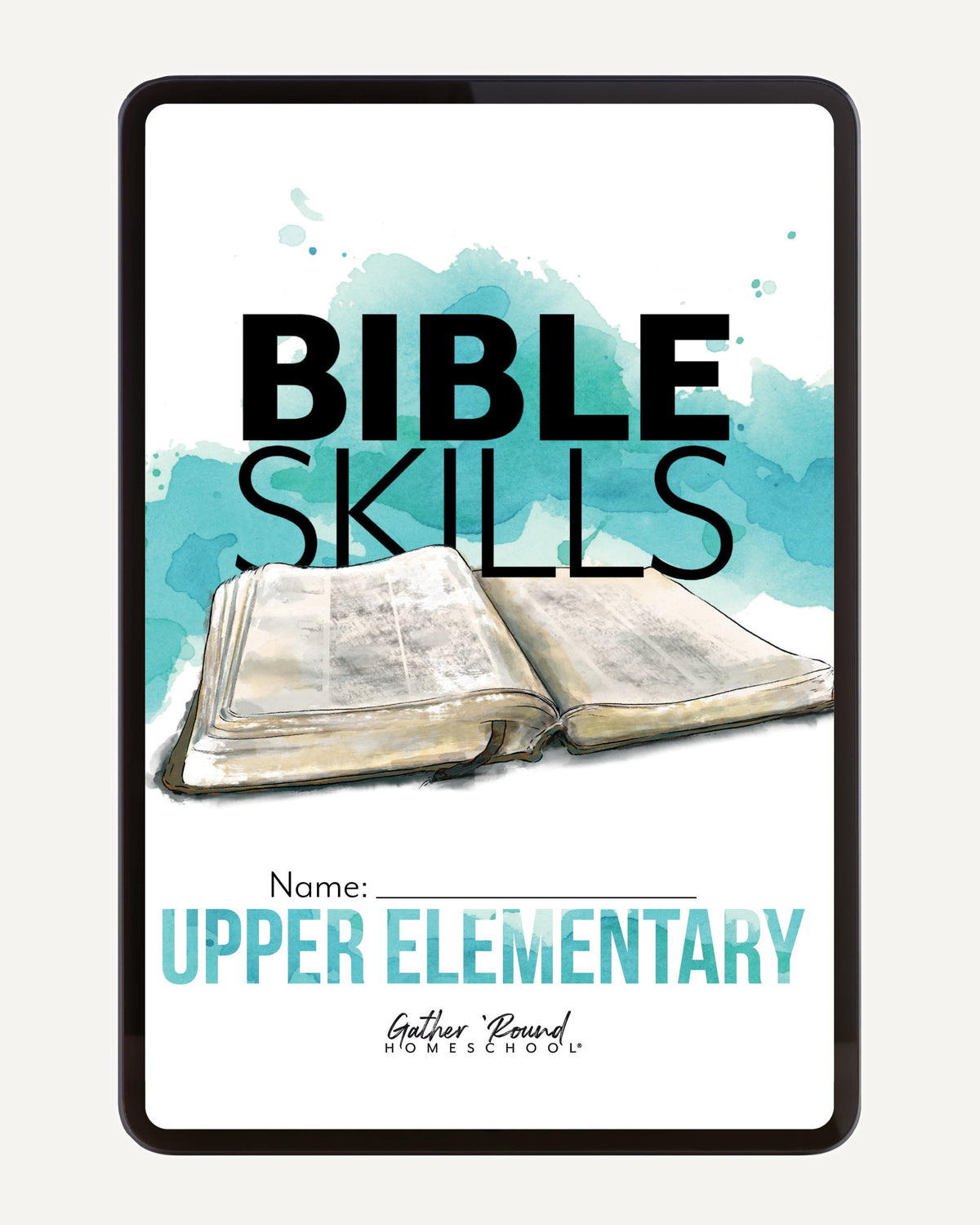 Bible Skills (Digital Download FREEBIE) homeschool unit study, digital Cover