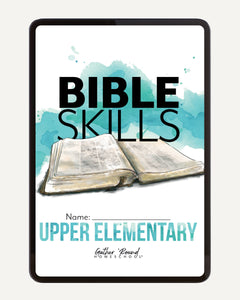 Bible Skills (Digital Download FREEBIE) homeschool unit study, digital Cover