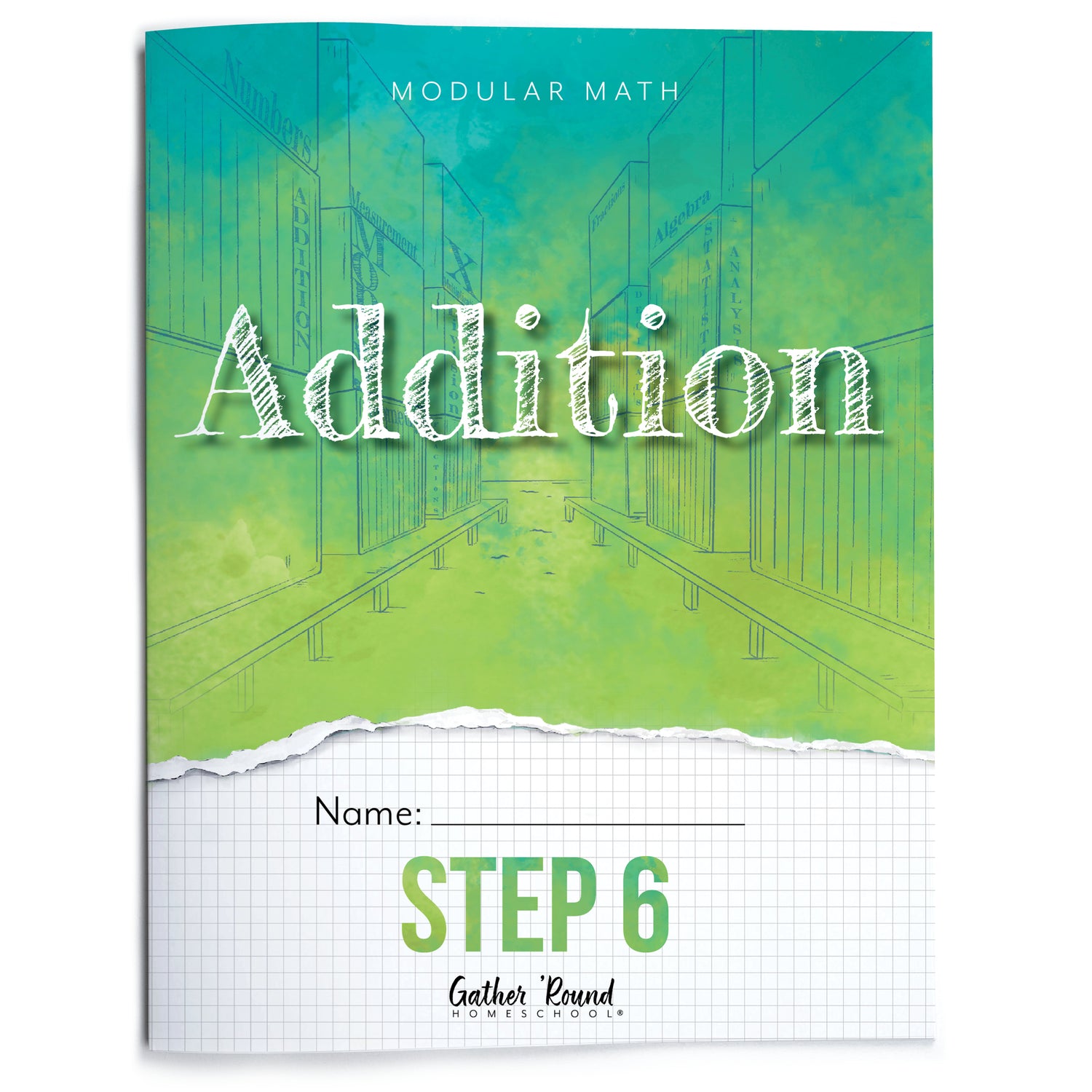 Modular Math Addition Step 6 Printed Cover Page Homeschool Unit